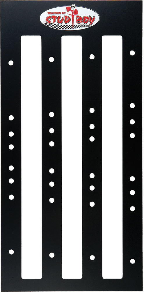 STUD BOY Trail Stud Template 2.52-Inch Pitch x 15-Inch Wide Track - Universal Tool for Trailers and Equipment