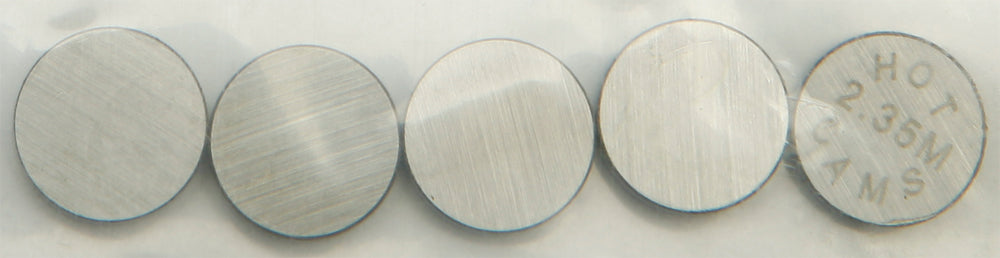 HOT CAMS Valve Shims 9.48x2.35mm 5-Pack for Offroad Engine Applications