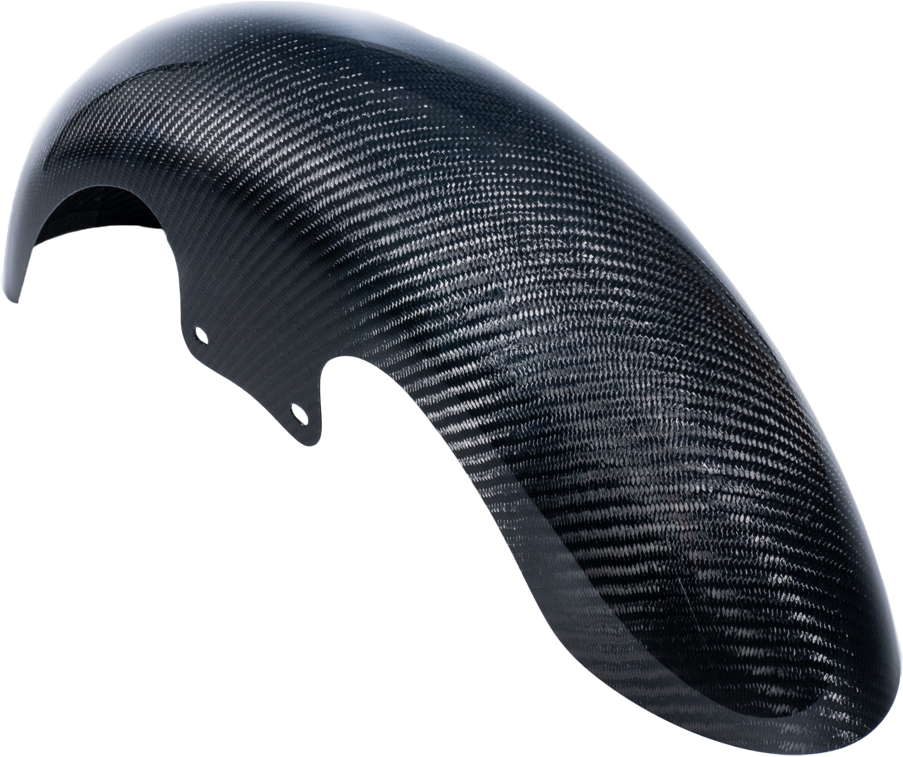 Hofmann Designs Carbon Fiber Mid Front Fender for 19" Challenger and PowerPlus Chieftain V-Twin Motorcycles