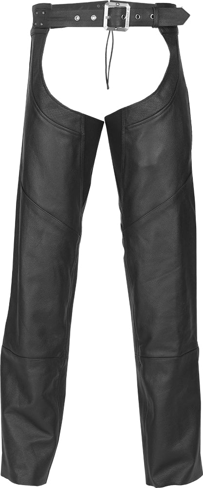Highway 21 Maverick Black Leather Chaps – Small