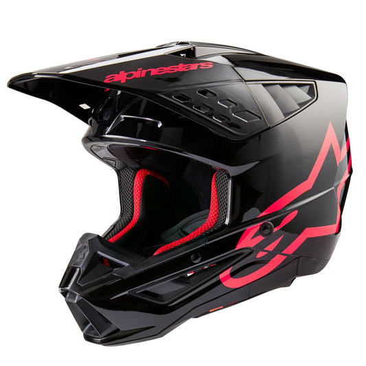 Alpinestars SM5 Off-Road Helmet Black/Diva Pink 2X-Large
