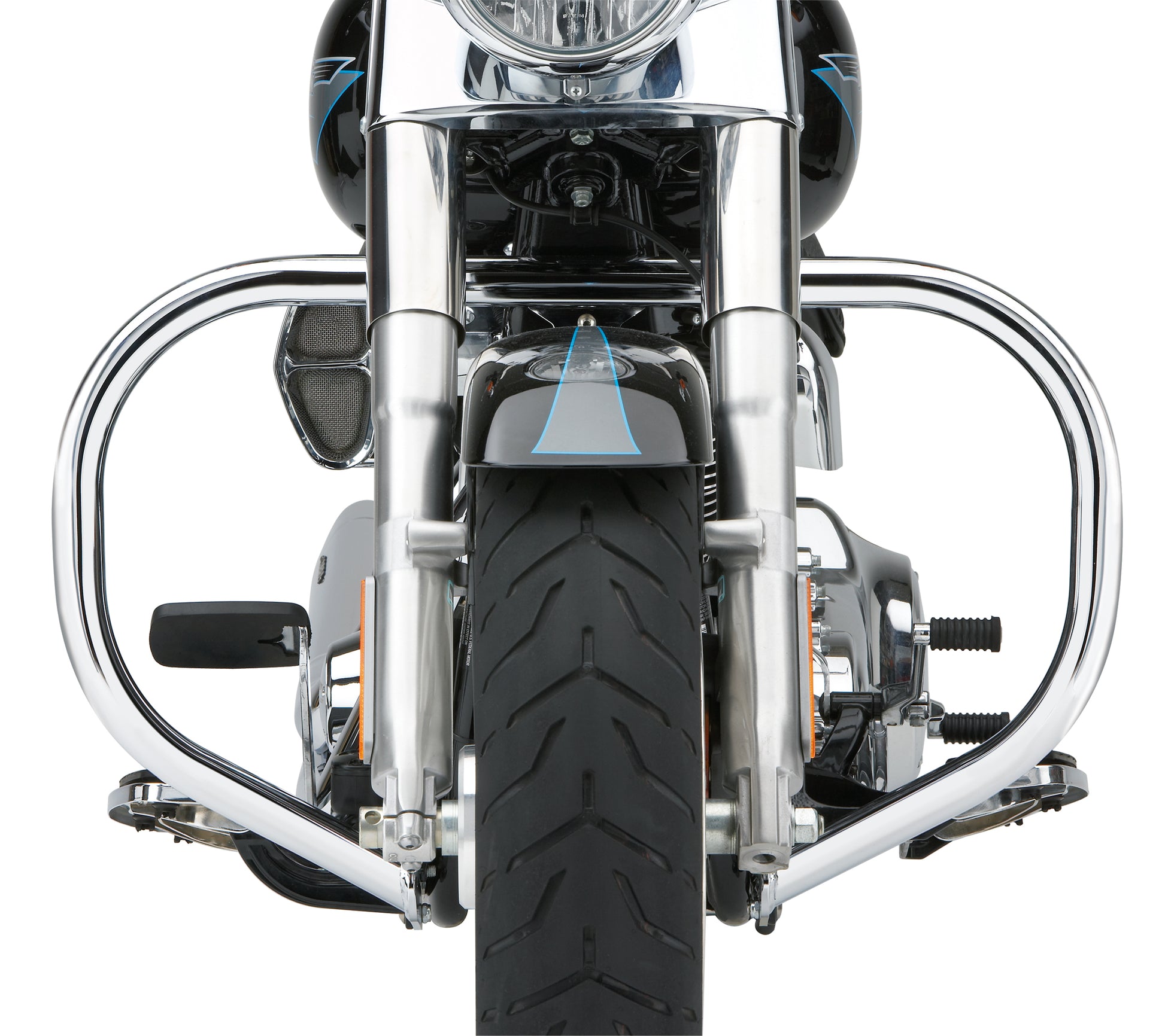 COBRA Fatty Freeway Bars 1.5 inch Chrome for Harley FXD/B/C 1991-2017