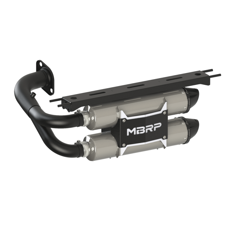 MBRP Part Number AT-9110PT Dual Stacked Slip-On System with Performance Muffler for Honda Talon 1000 Models