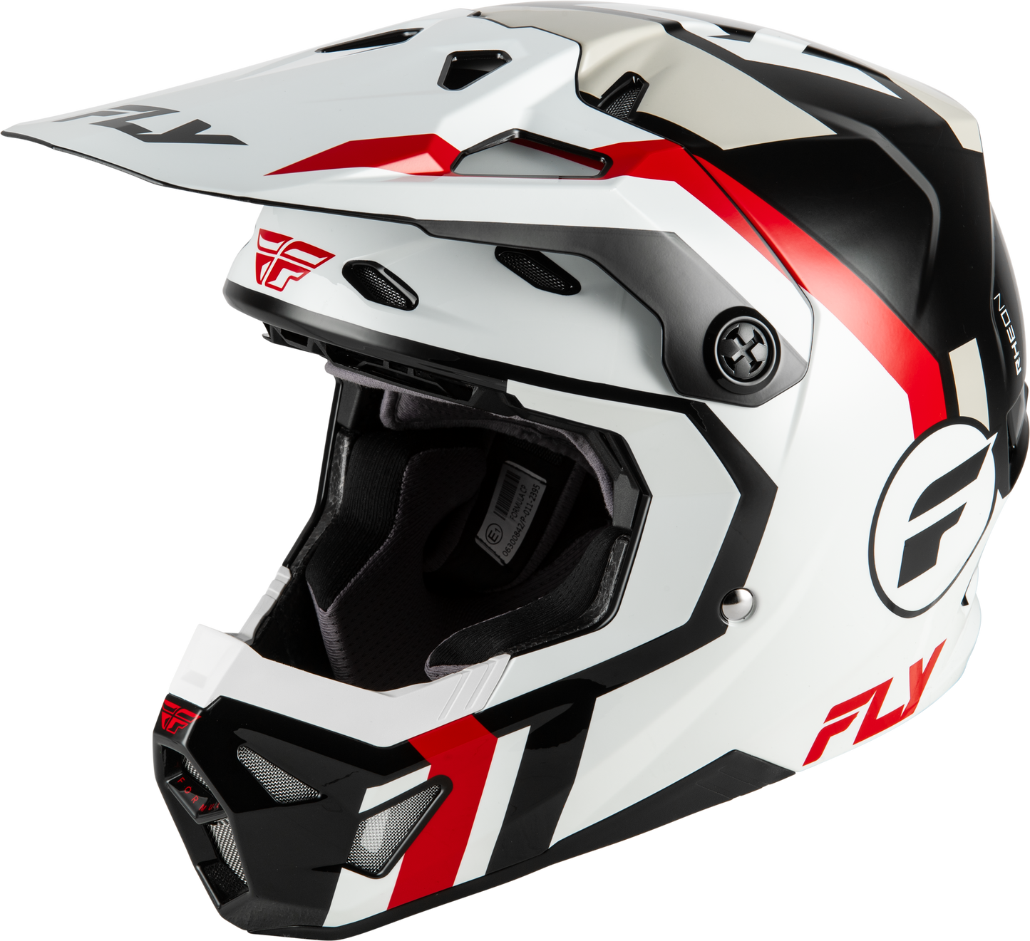 Fly Racing Formula CP Seal Helmet Large in White/Black/Red