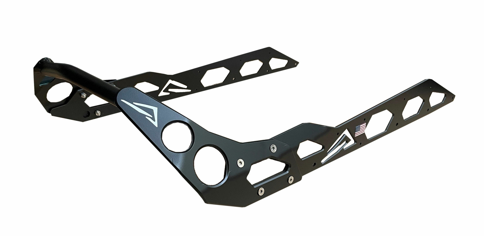 SPG Rear Bumper Flat Black for Ski-Doo Snowmobiles - Part D-SDRB605-FBK