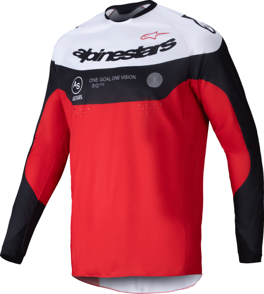 Alpinestars Pro Dura Jersey Large Black, Bright Red & White Offroad Apparel