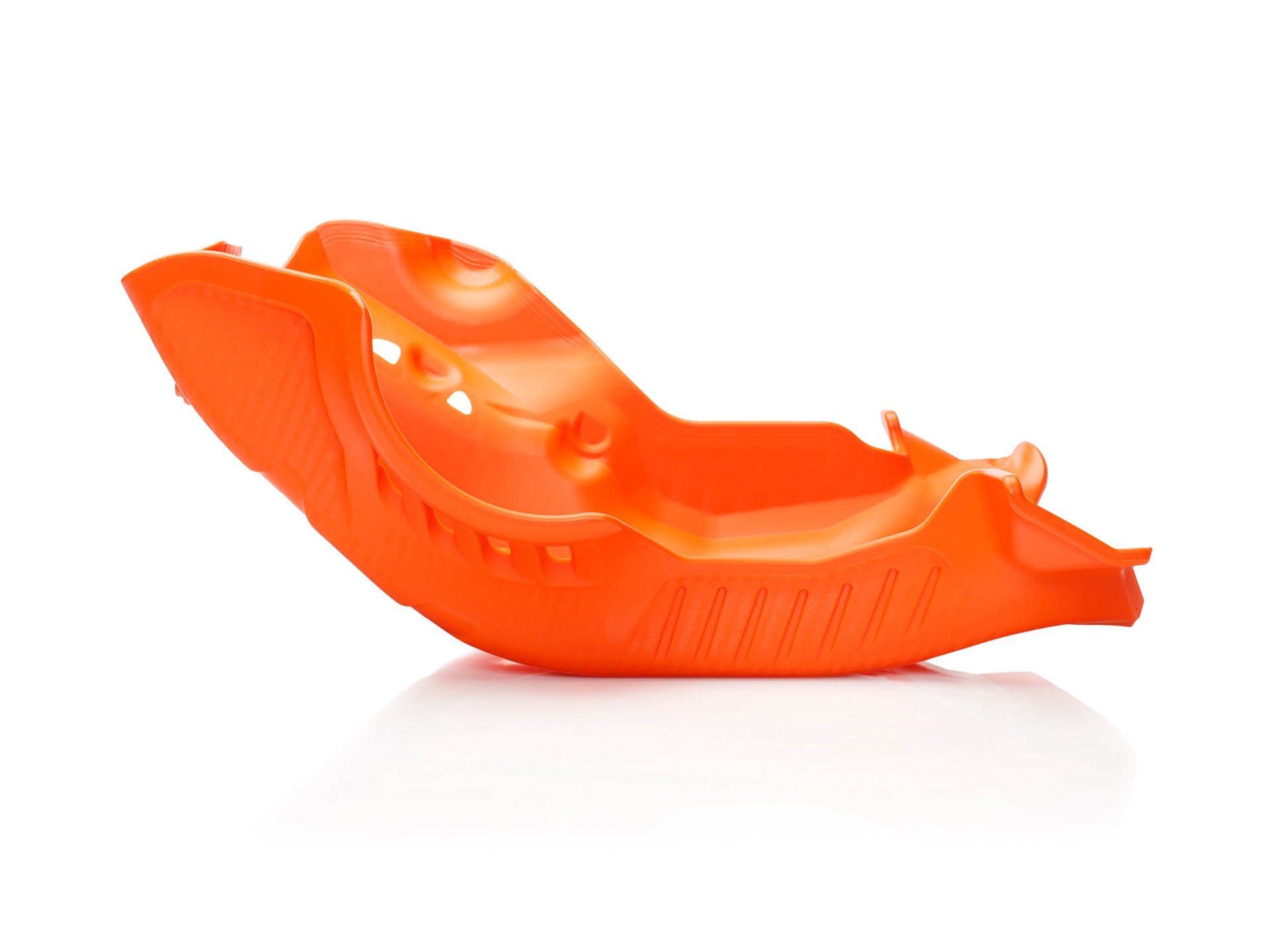 ACERBIS Skid Plate for KTM 350 & 250 Models - Orange/White Heavy Duty Plastic Guard