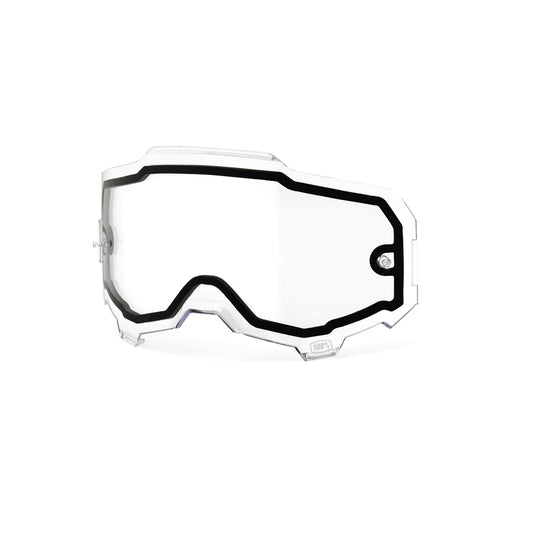 100-Percent Armega/Armatic Dual Dual Pane Clear Lens for Offroad Eyewear