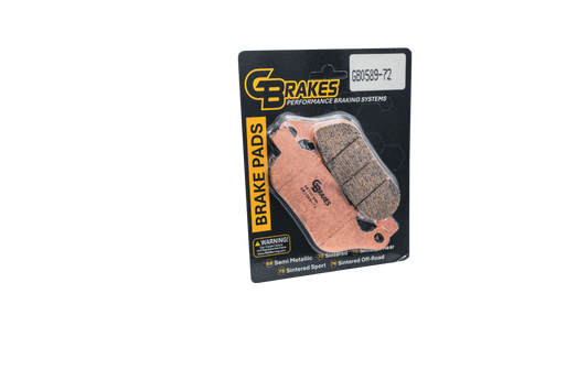 GBRAKES V-Twin Rear Sintered Brake Pads GB0589-72 for Motorcycles