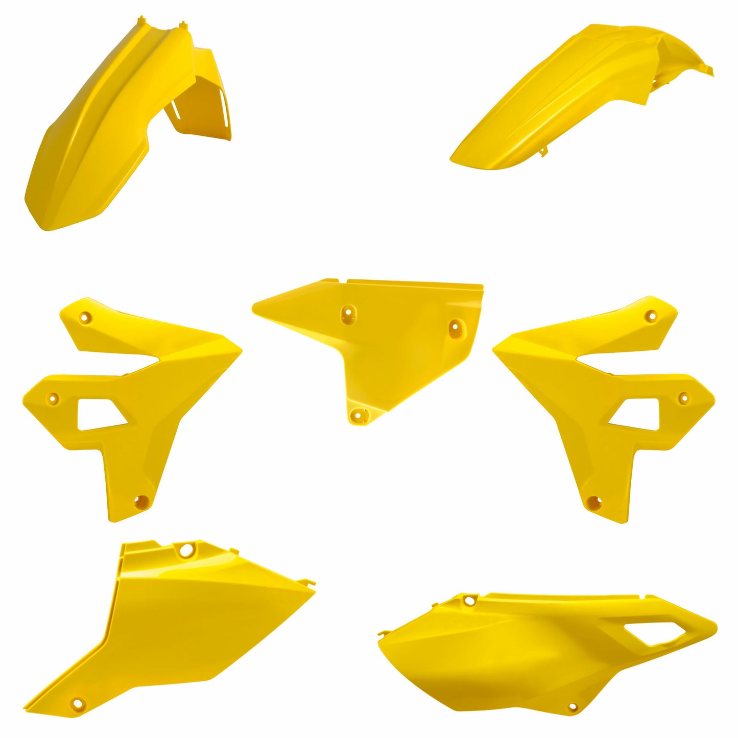 Polisport Restyling Kit for Suzuki DRZ400 in Yellow – Offroad Replacement Plastic Body Parts