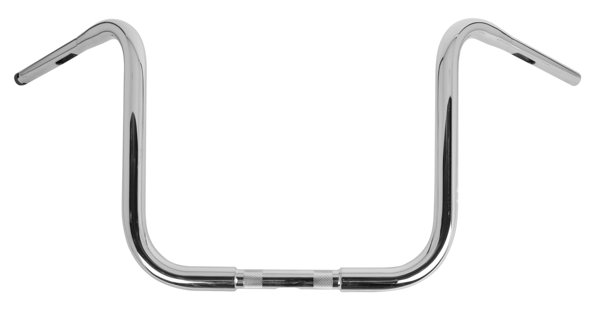 Burly Brand Gorilla Ape 18-Inch Handlebar with Throttle-by-Wire Notch in Chrome Finish