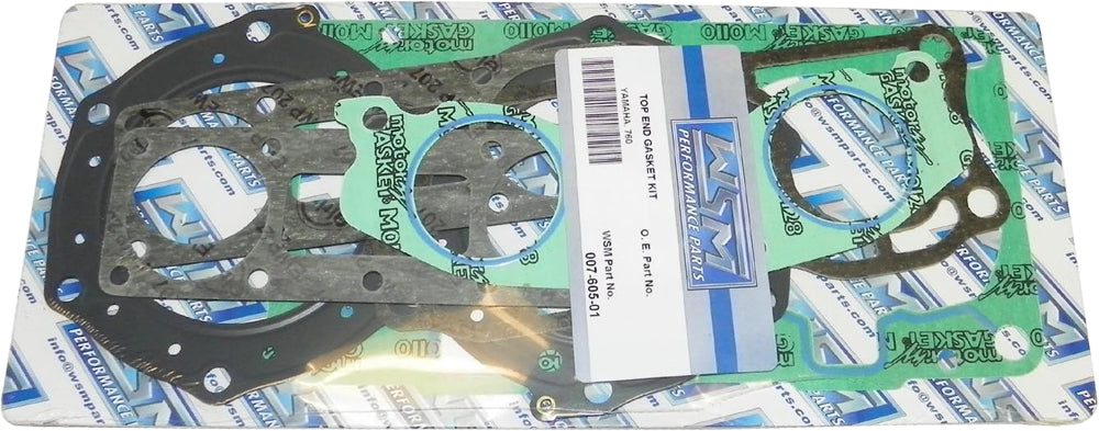 WSM Top End Gasket Kit for Yamaha Watercraft – Part Number 007-605-01