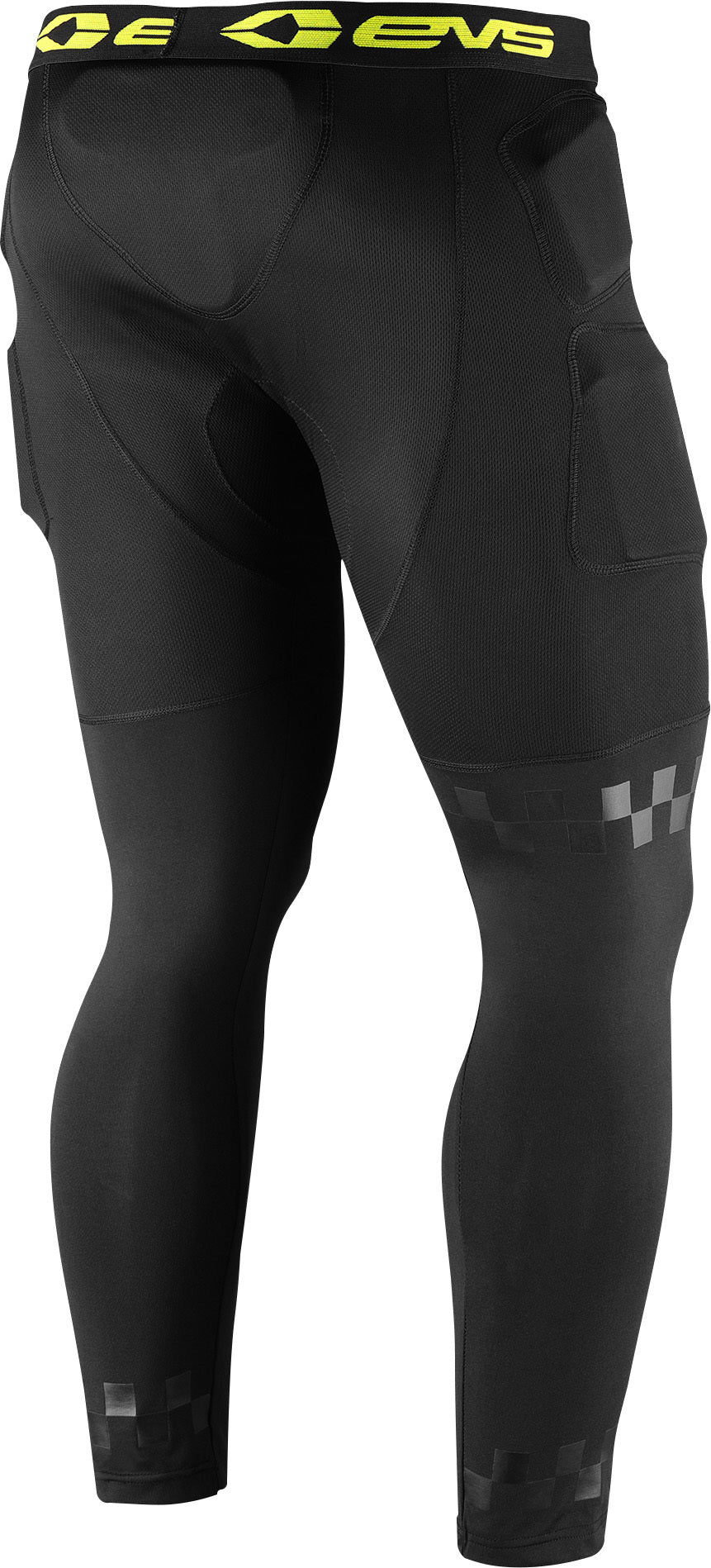 EVS 3/4 Pants Black 2X-Large - Compression and Support Motorcycle Base Layer