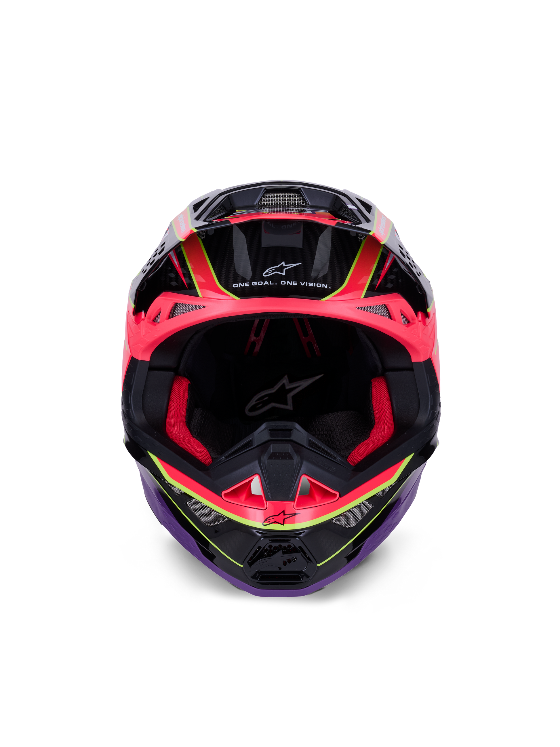 Alpinestars Supertech S M10 Era Helmet Large Pink/Violet/Yellow Fluo Gloss