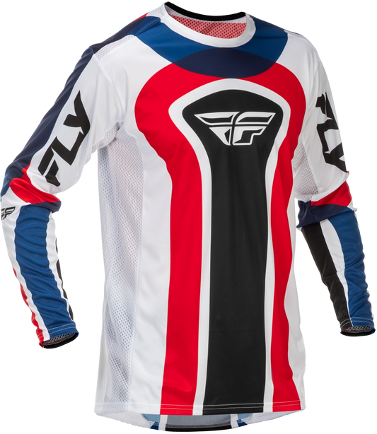 Fly Racing Youth Lite SE Glory Jersey - Red, White & Blue, Youth X-Large