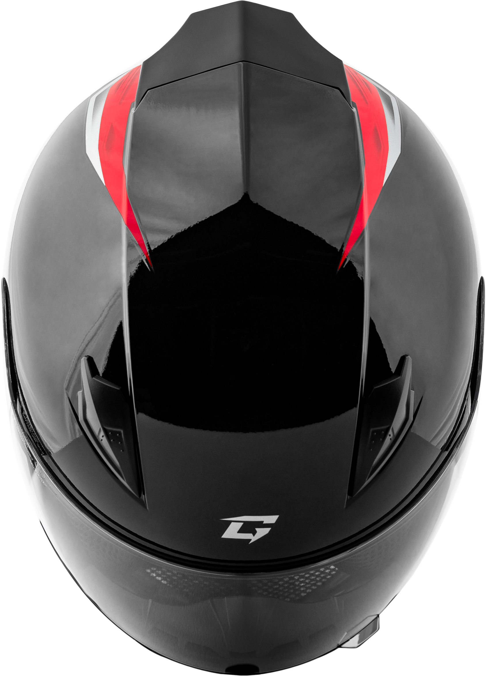 GMAX FF-49 Syth Full-Face Helmet for Adults - Small, Black/Red