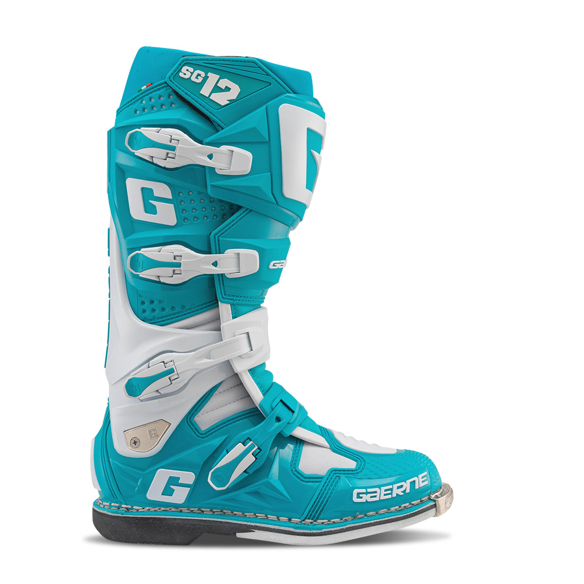 Gaerne SG-12 Offroad Boots Portofino Size 9 – Advanced Motorcycle Footwear with Support and Comfort