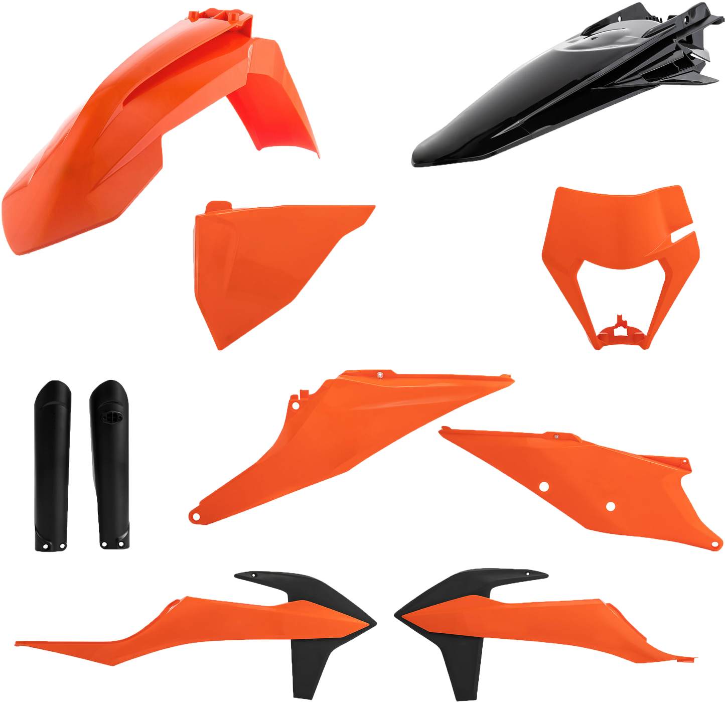 ACERBIS Full Plastic Kit for KTM 2020-2021 Offroad Models – Replacement Body Parts