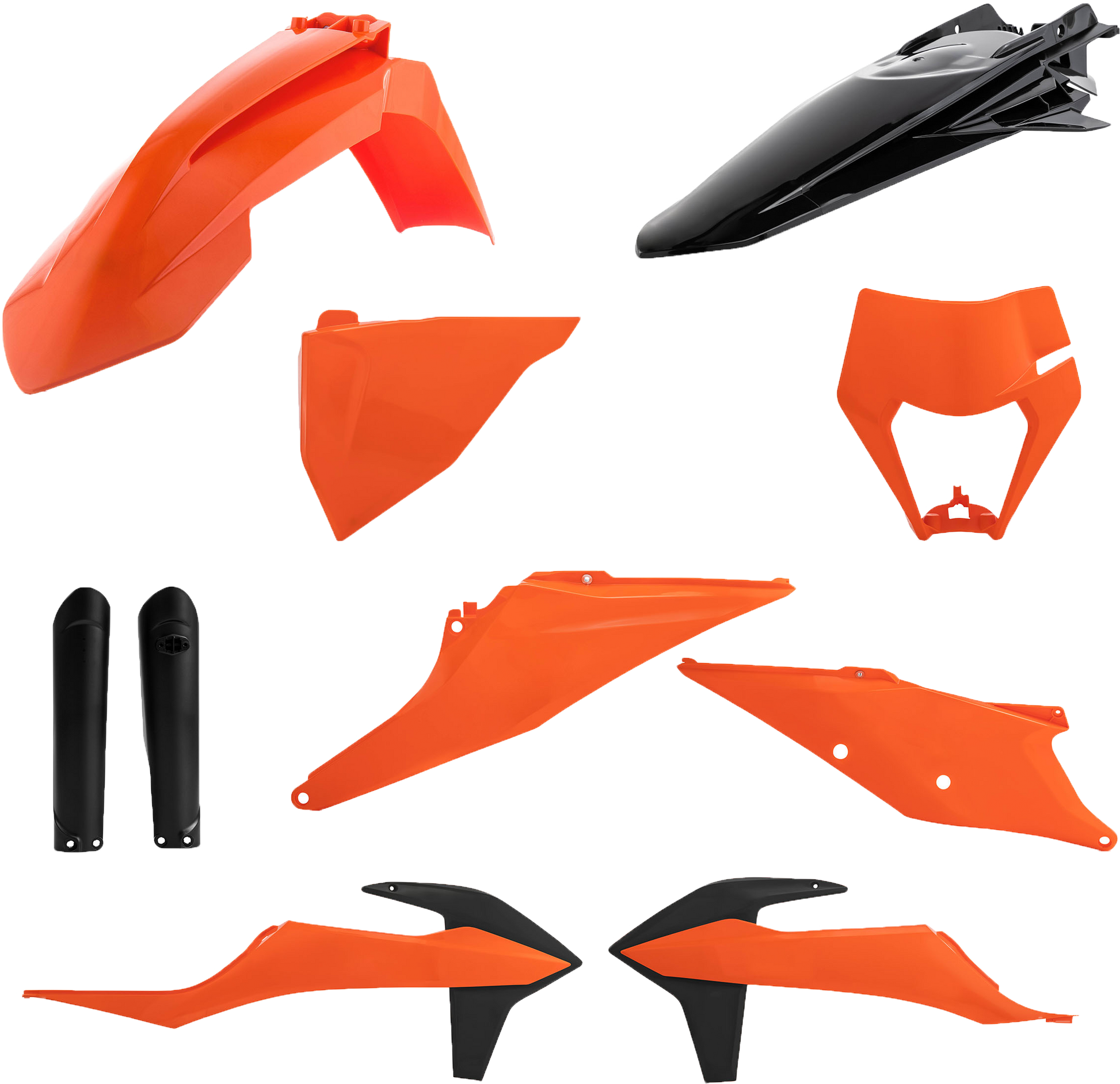 ACERBIS Full Plastic Kit for KTM 2020-2021 Offroad Models – Replacement Body Parts