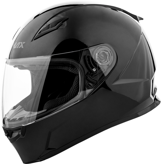 GMAX FF-49 Solid Black X-Small Full-Face Helmet with COOLMAX® Interior and UV400 Shield