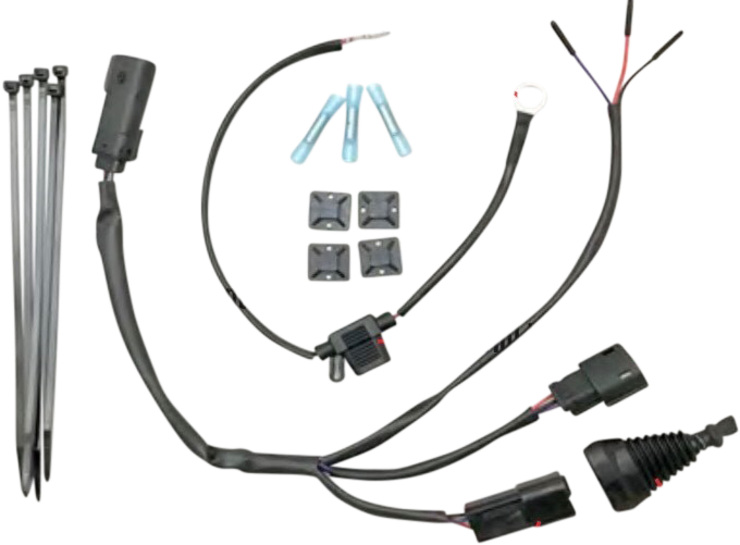ULTRACOOL Part SMB-Y128 Accessory Connector Kit for Harley-Davidson Touring, Trike, Softail, and Sportster Models