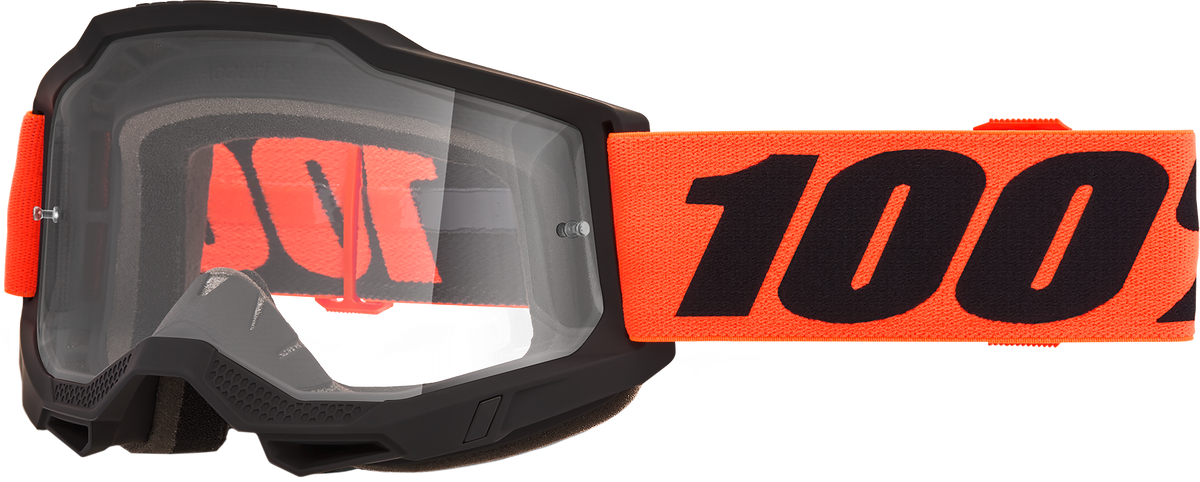 100-Percent Accuri 2 Goggle with Clear Lens - Offroad Snowmobile and MX Eyewear