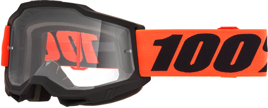 100-Percent Accuri 2 Goggle with Clear Lens - Offroad Snowmobile and MX Eyewear