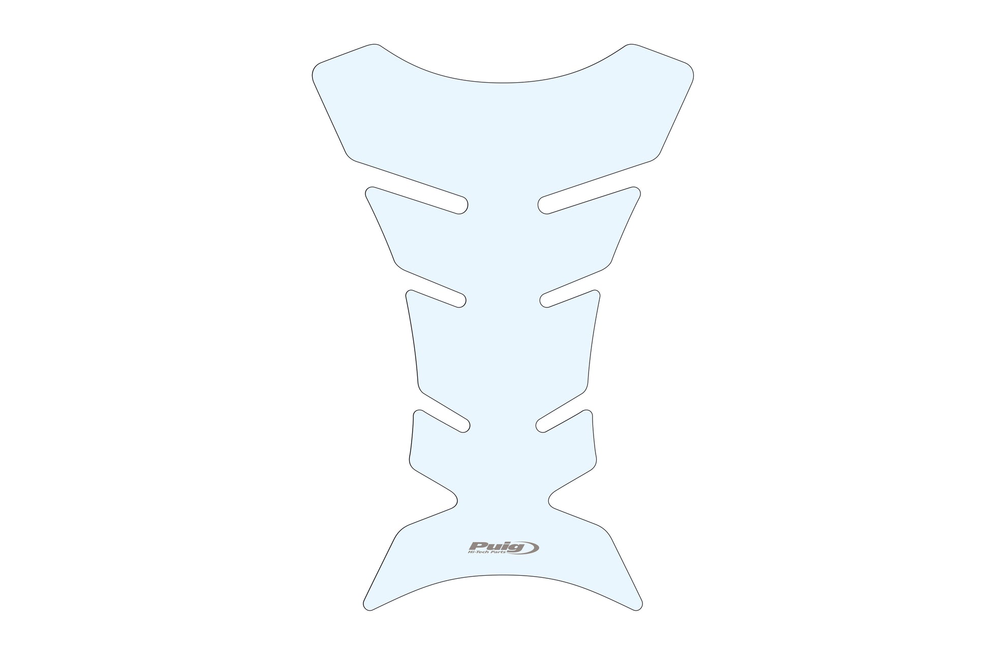 PUIG Performance Tank Pad Clear for Street Motorcycles - Part Number 4051W