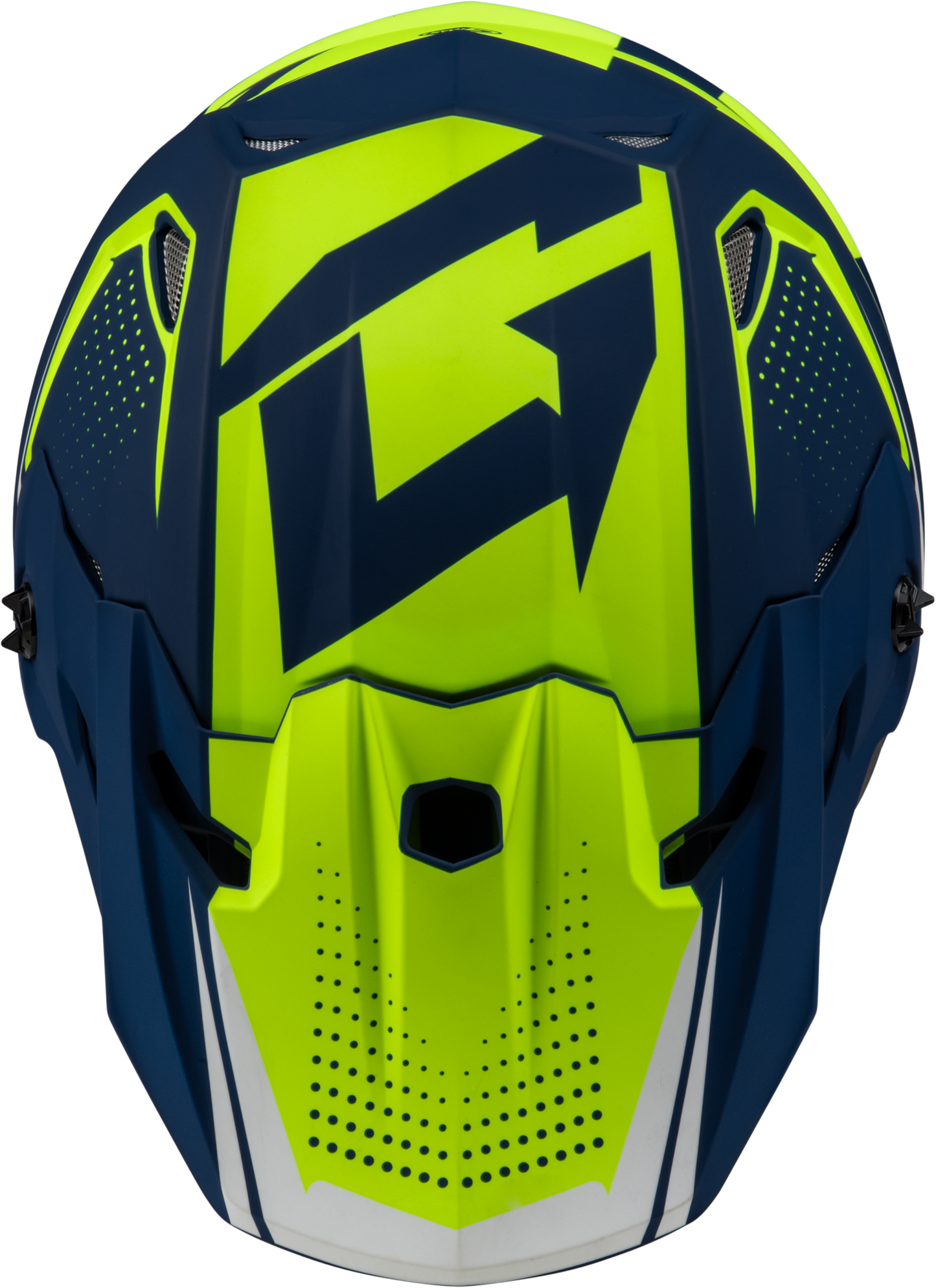 GMAX MX-96 Off-Road Helmet Matte Blue/Green Large – Lightweight DOT Approved Helmet with MIPS and Advanced Ventilation