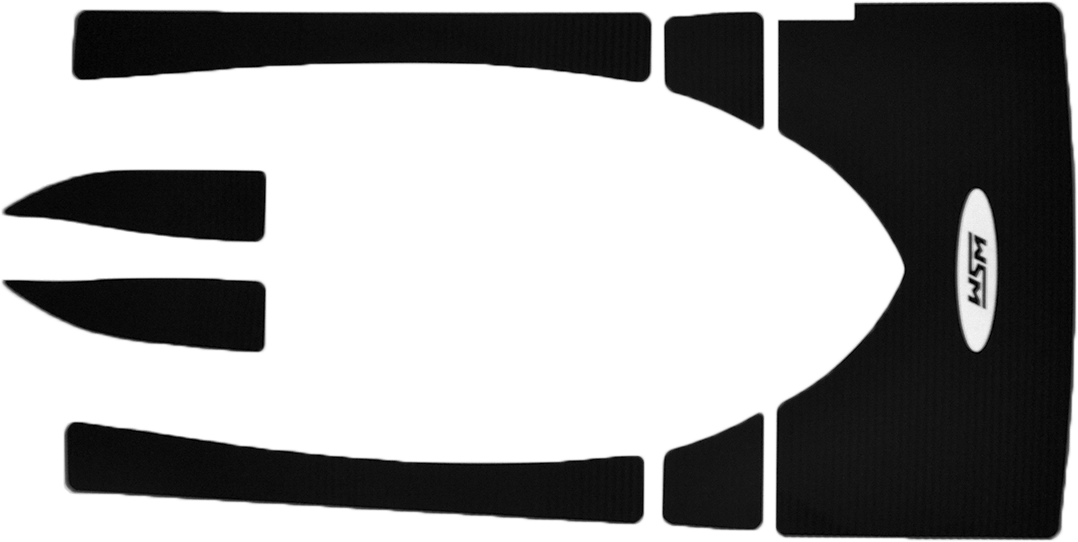 WSM Traction Mat Sea-Doo RX Series Replacement Body Padding in Black (Part No. 012-307BLK)