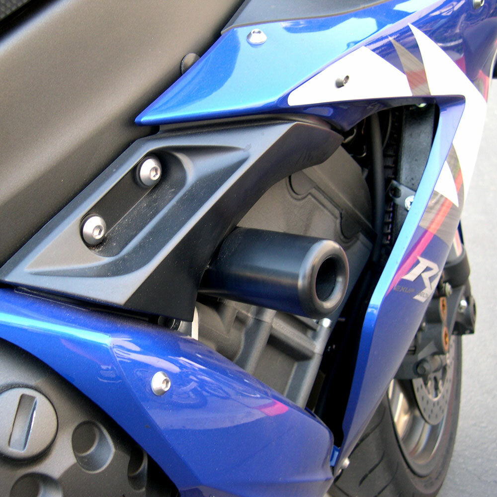 SHOGUN Yamaha YZF-R1 Black Frame Sliders with One Year Free Replacement Promotion