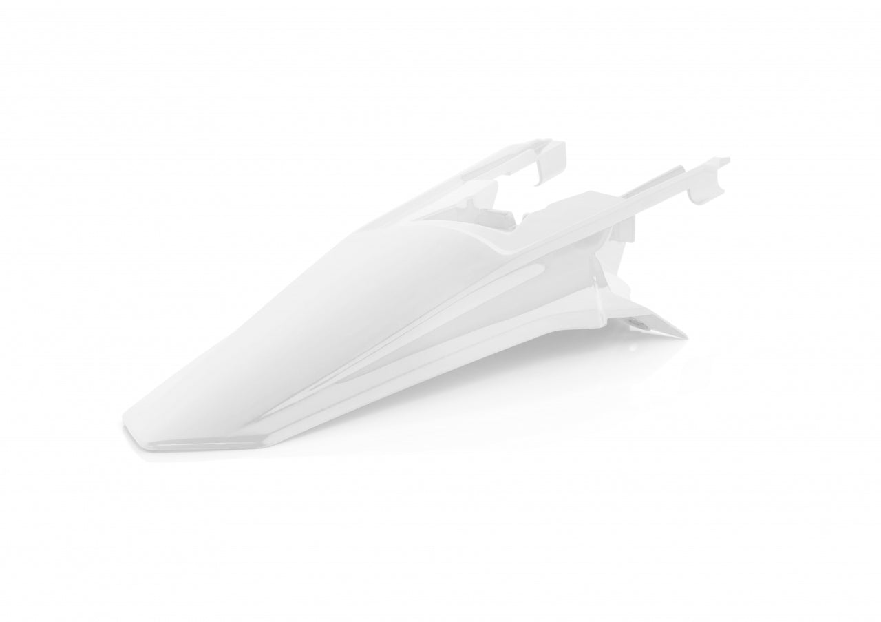 Acerbís Rear Fender for KTM 85 SX (2017-2024) – White Plastic Offroad Body Fender