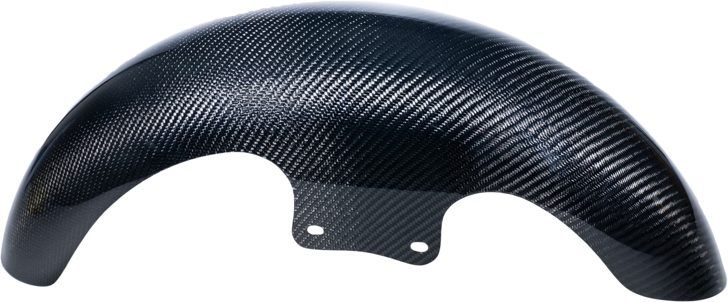 Hofmann Designs Carbon Fiber Mid Front Fender for 19" Challenger and PowerPlus Chieftain V-Twin Motorcycles