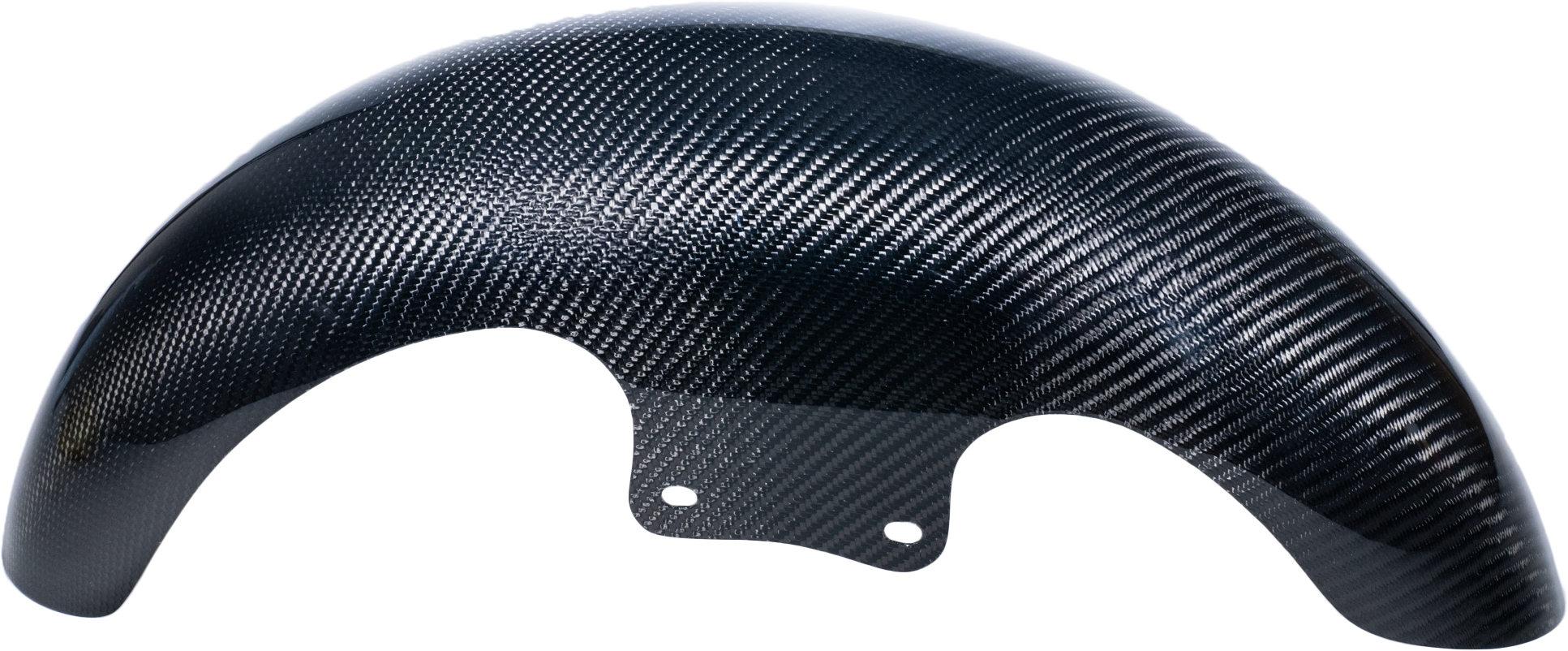 Hofmann Designs Carbon Fiber Mid Front Fender for 19" Challenger and PowerPlus Chieftain V-Twin Motorcycles