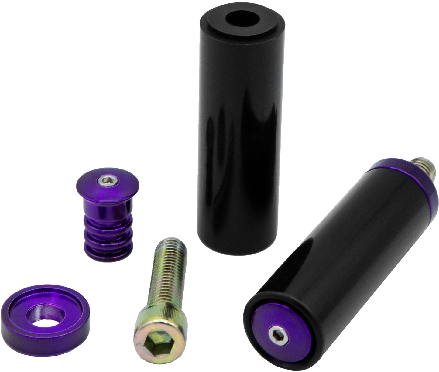 SANTORO FABWORX SF80019 Frame Mount Slider Chacho Purple for V-Twin Motorcycles