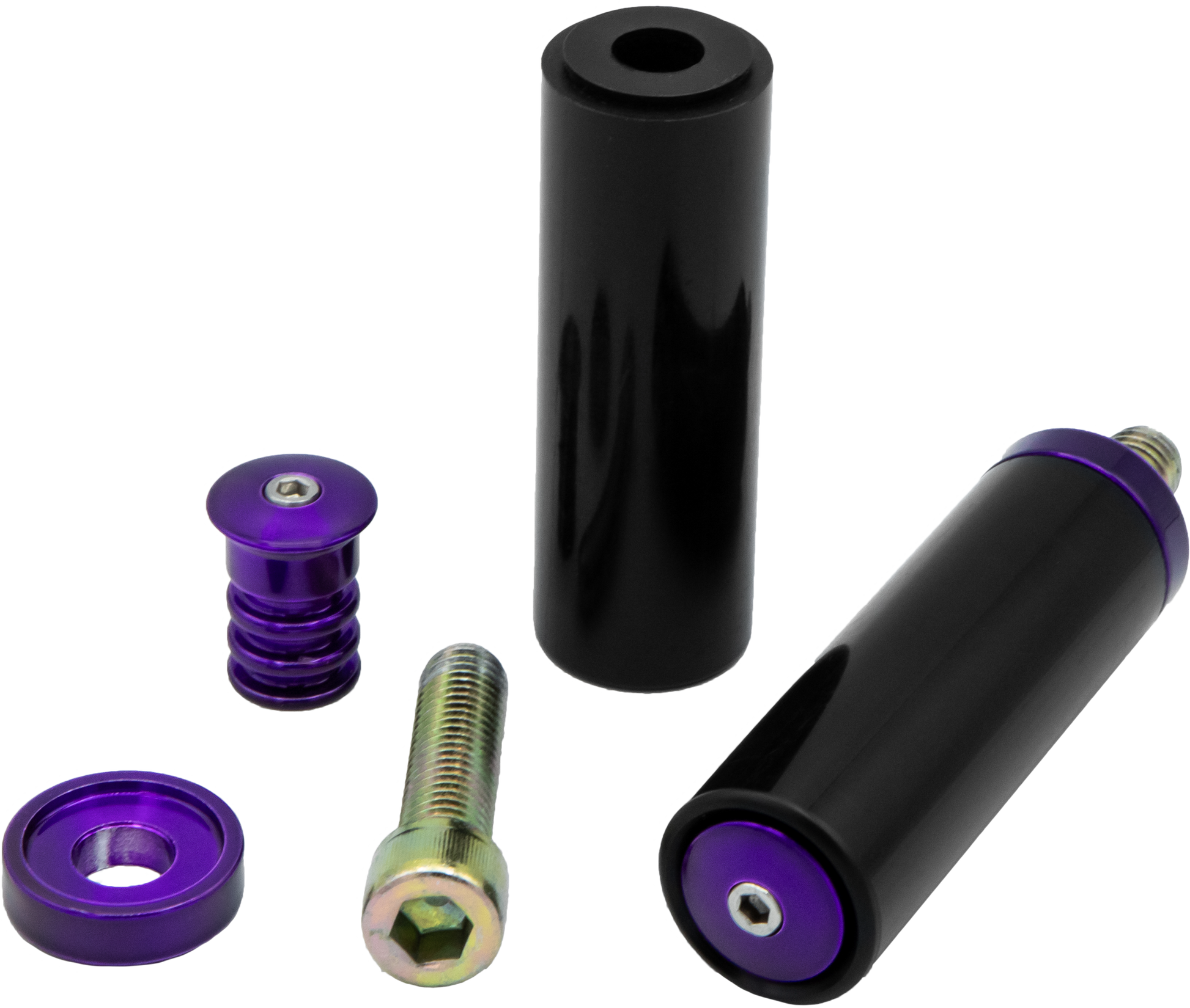 SANTORO FABWORX SF80019 Frame Mount Slider Chacho Purple for V-Twin Motorcycles