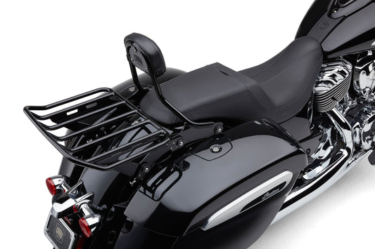 COBRA Detach Backrest Tall Black for Harley Davidson Chieftain 2014-2025 – Easy Install Sissy Bar with Leather Pad