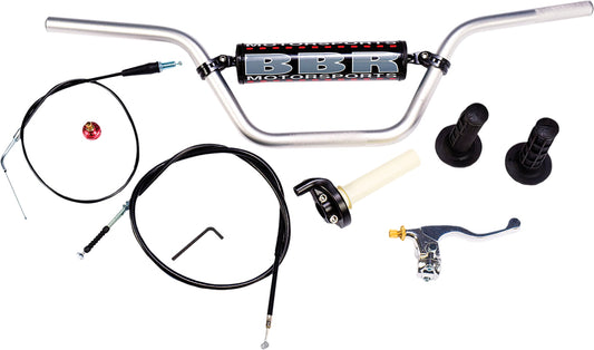 BBR H Bar Kit Black for Honda CRF110F (2013-2018) - Handlebar & Controls Upgrade