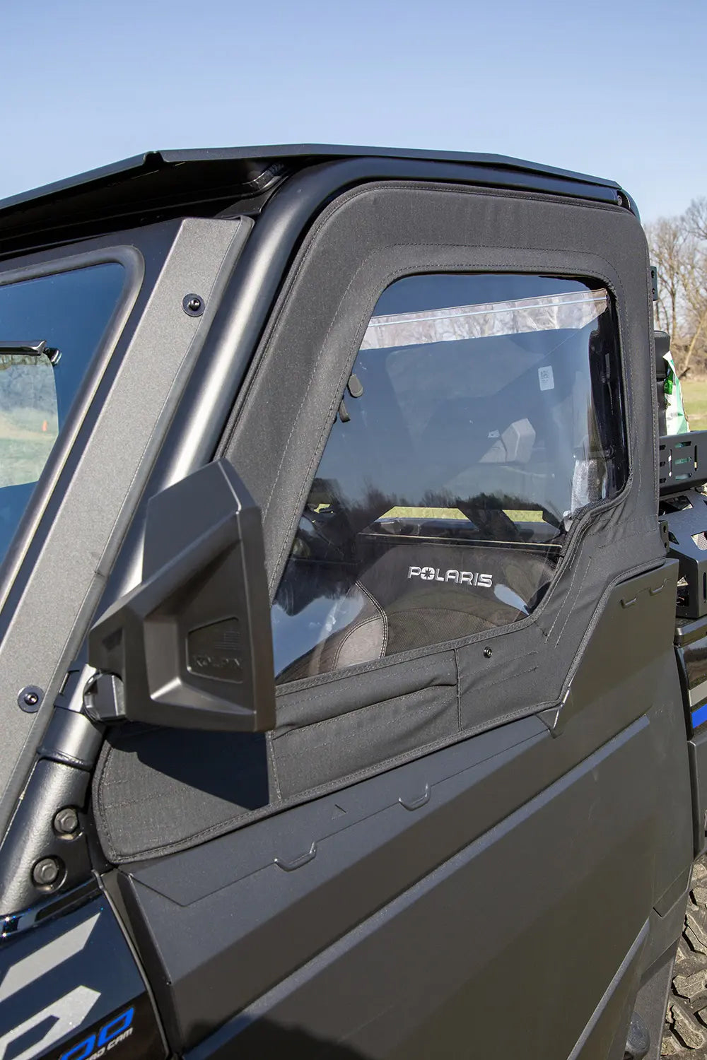 KOLPIN Front Upper Soft Doors for ATV/UTV – Easy Install, Multi-Point Mounting, Automotive-Style Handles