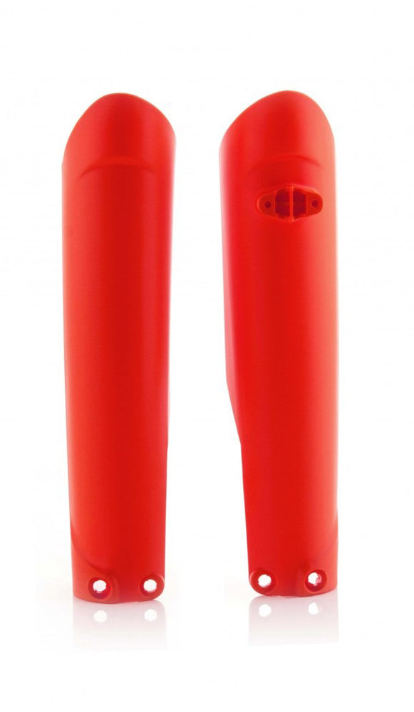 Acerbis Fork Covers for Gas/Gas/Husqvarna/KTM Offroad Motorcycles - Red