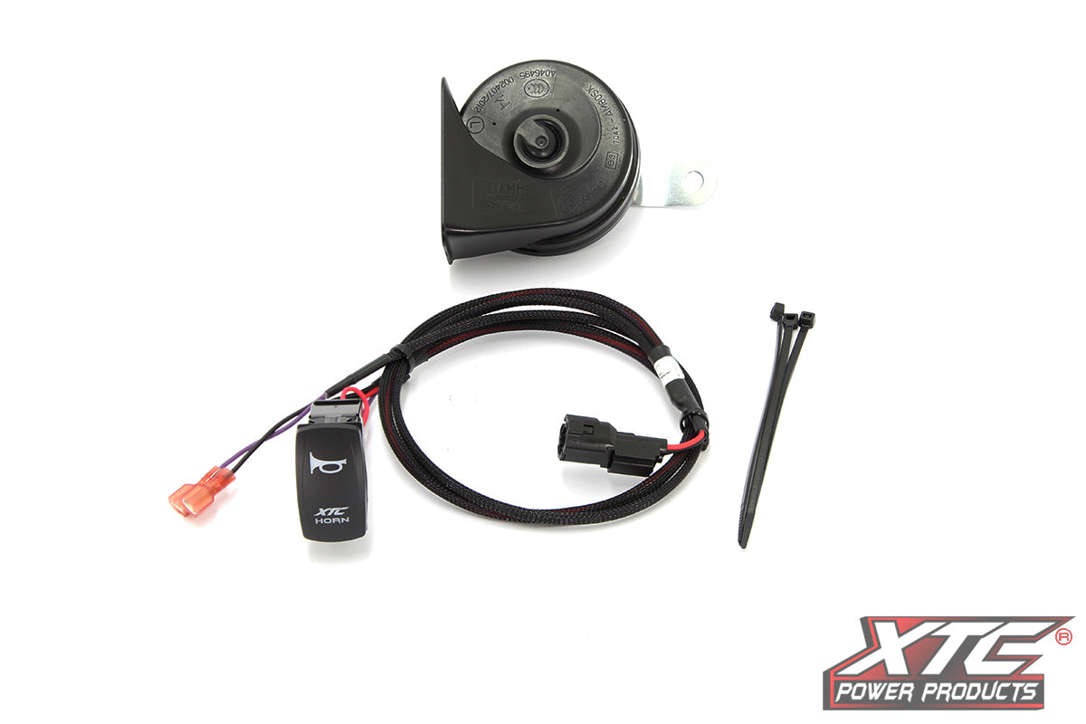XTC Power Products Horn Kit PNP HON - Loud Low Tone Automotive Horn for ATV/UTV
