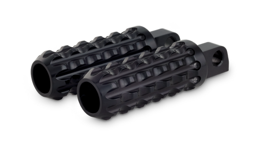Burly Brand Universal Reaper Billet Footpeg Set - Black