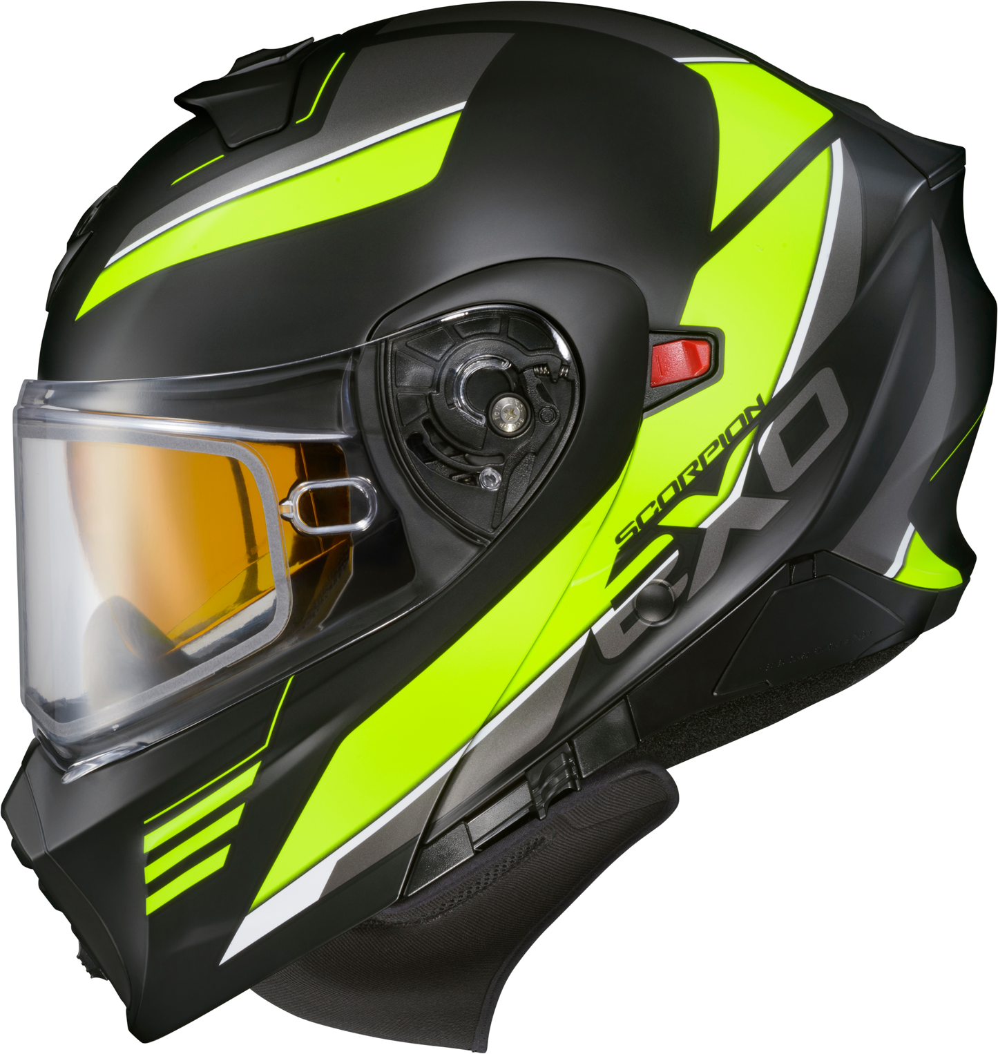 SCORPION EXO Exo GT930 Cold Weather Modular Helmet - Hi-Vis Yellow, X-Large