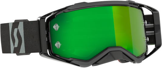 SCOTT Prospect Goggle Black/Grey with Green Chrome Lens – Offroad MX Eyewear Part 272821-1001279