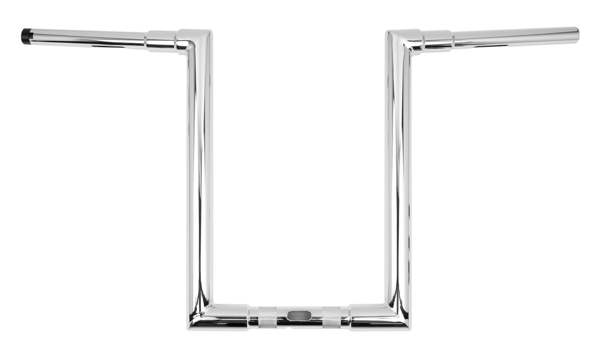 BURLY BRAND Jason 16-Inch Handlebar with 1.25-Inch Diameter in Chrome for Harley Davidson Touring Models