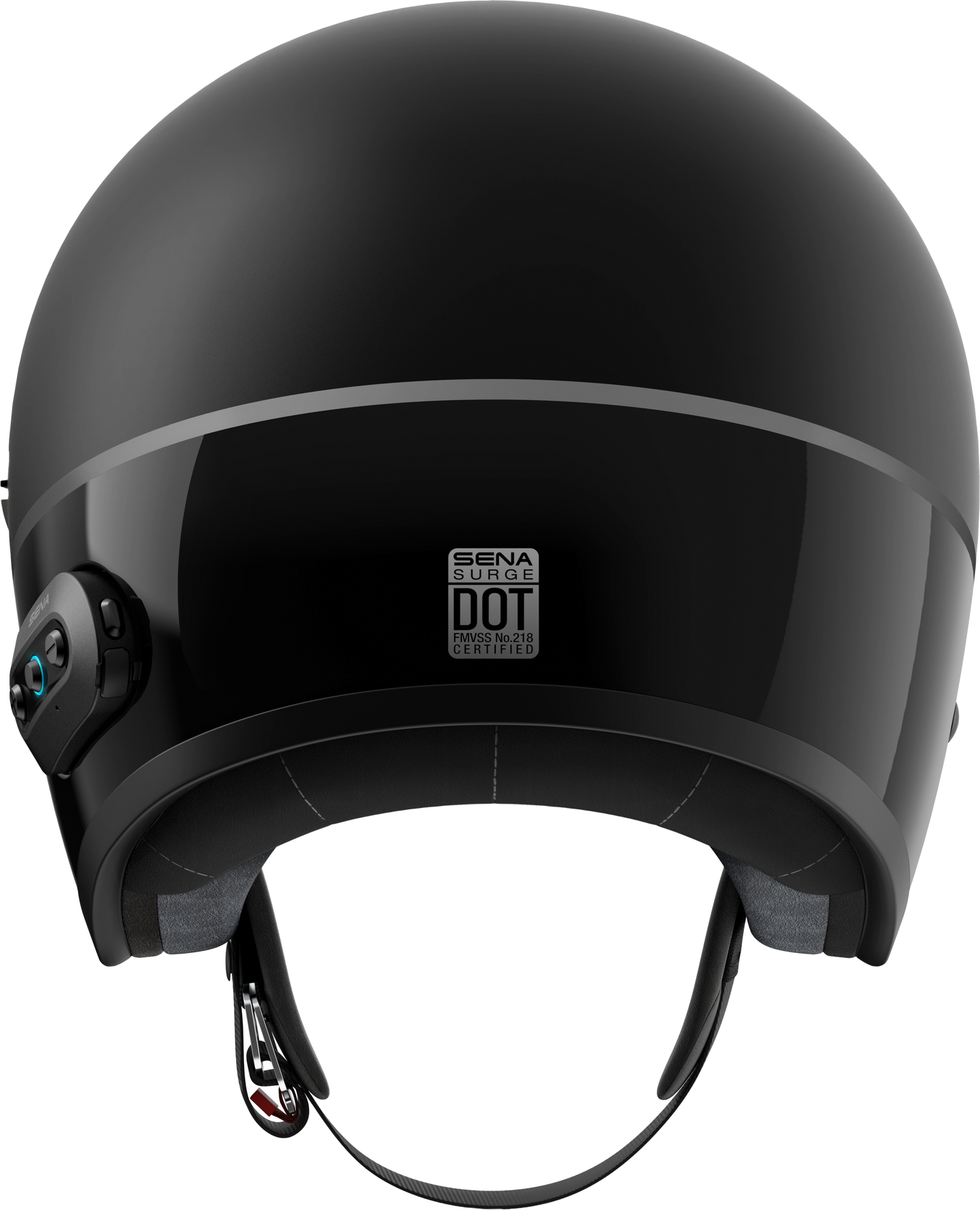 SENA Surge Open Face Helmet with Mesh 2.0 Technology - Matte Black/Black, 2X-Large