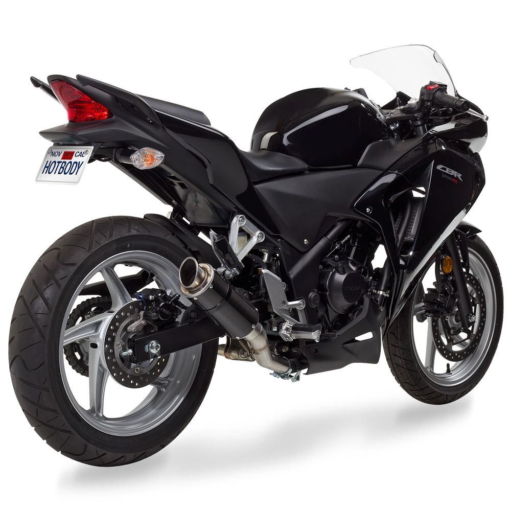HOTBODIES Fender Eliminator Kit in Gloss Black for Honda CBR250R and CBR300R
