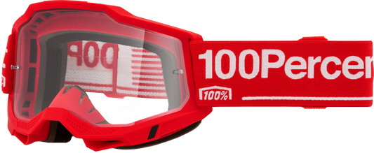 100-Percent Accuri 2 Goggle with Clear Lens for Offroad Snowmobile and Motocross