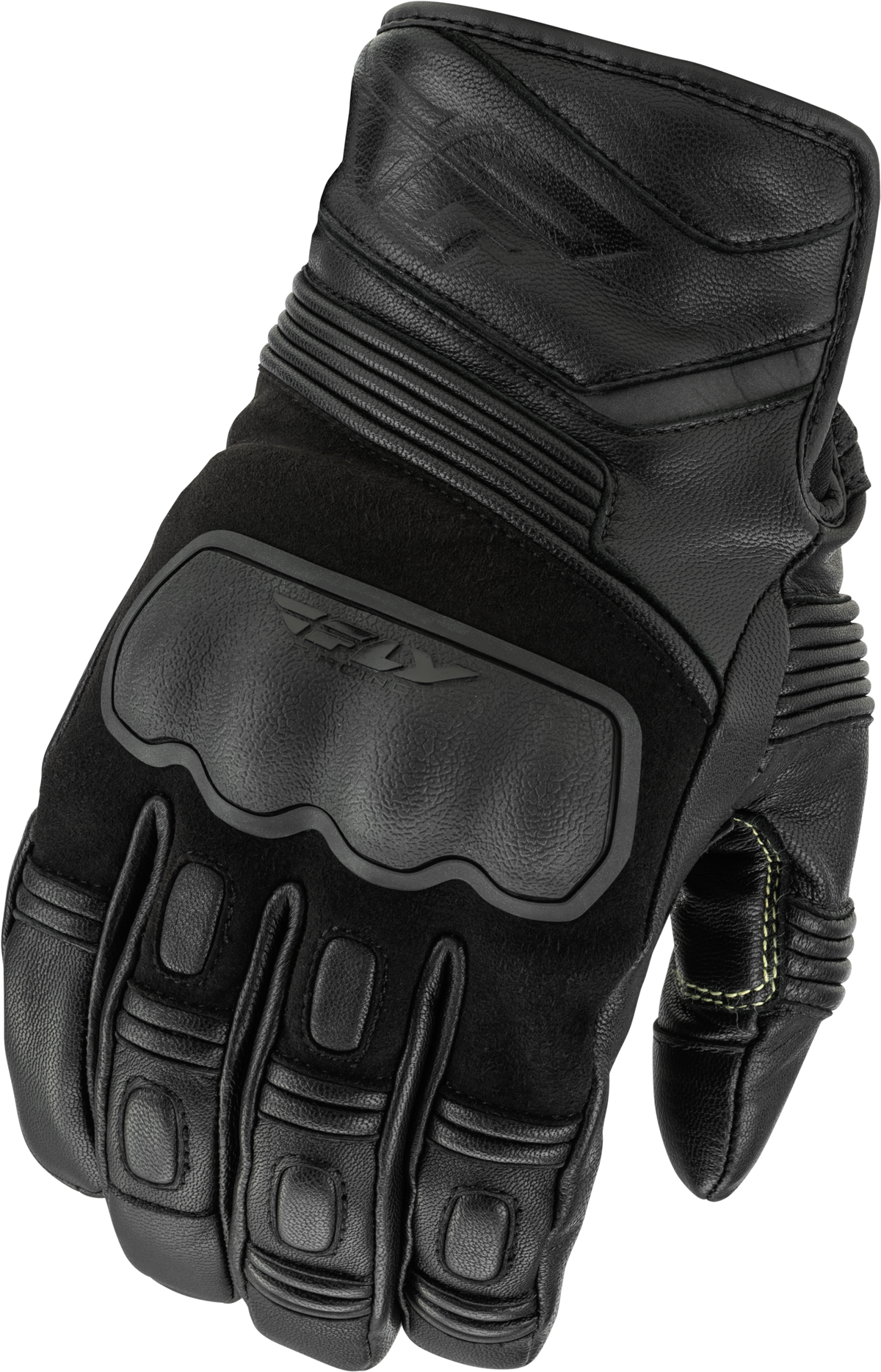 Fly Racing Surveyor Gloves Black X-Small - Durable Midweight Street Gloves with Weatherproof Technology