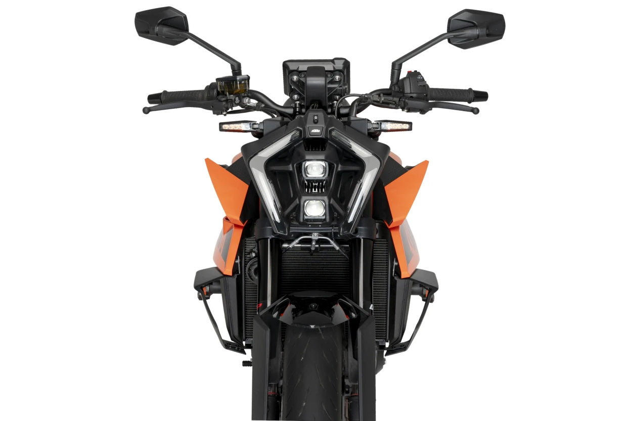 PUIG Downforce Side Spoilers for KTM - Matte Black Body Accessories
